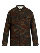 Off-white Logo And Camouflage-print Cotton Field Jacket