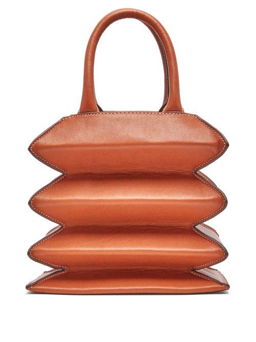 Matchesfashion.com Staud - Hutton Accordion Leather Bag - Womens - Brown