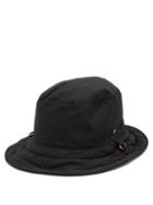 Matchesfashion.com Gucci - Reversible Gg-plaque Shell Bucket Hat - Mens - Black
