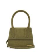 Matchesfashion.com Jacquemus - Le Grand Chiquito Croc-embossed Cross-body Bag - Womens - Khaki