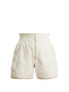 Isabel Marant Esy High-rise Cotton Shorts
