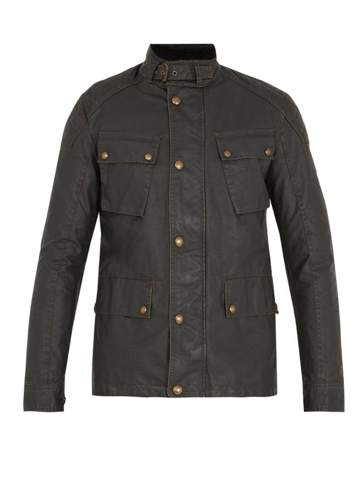 Belstaff Woodbridge Waxed Cotton-blend Field Jacket