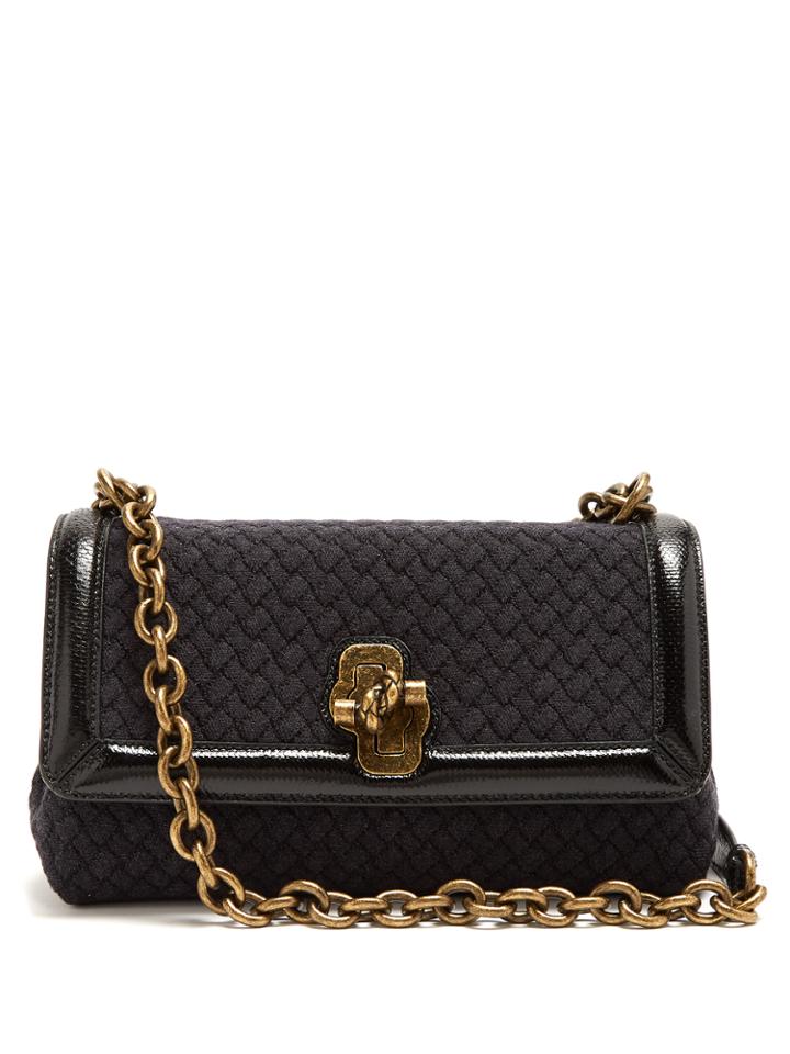Bottega Veneta Olimpia Knot Intrecciato-effect Cross-body Bag
