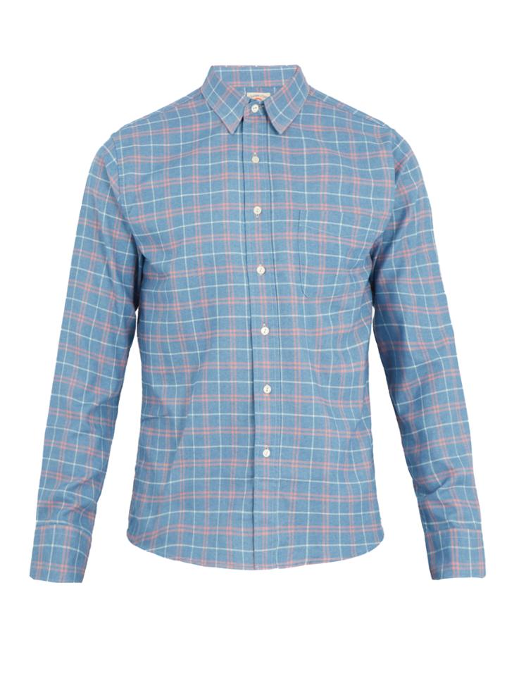 Faherty Ventura Plaid Brushed-cotton Shirt