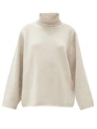 Matchesfashion.com Totme - Cambridge Roll-neck Wool-blend Sweater - Womens - Beige
