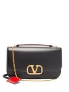 Matchesfashion.com Valentino - V Sling Medium Smooth Leather Shoulder Bag - Womens - Black