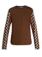 Matchesfashion.com Junya Watanabe - X Carhartt Diamond Jacquard Long Sleeved T Shirt - Mens - Brown