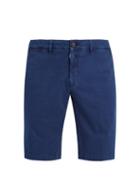 Matchesfashion.com Moncler - Cotton Gabardine Shorts - Mens - Navy