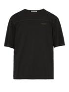 Matchesfashion.com Acne Studios - Embroidered Logo Cotton T Shirt - Mens - Black