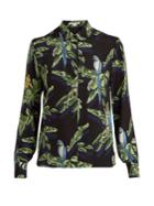 Stella Mccartney Parrot-print Silk Shirt