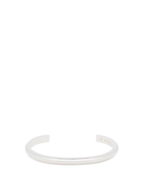 Matchesfashion.com All Blues - T Beam Sterling-silver Bracelet - Mens - Silver