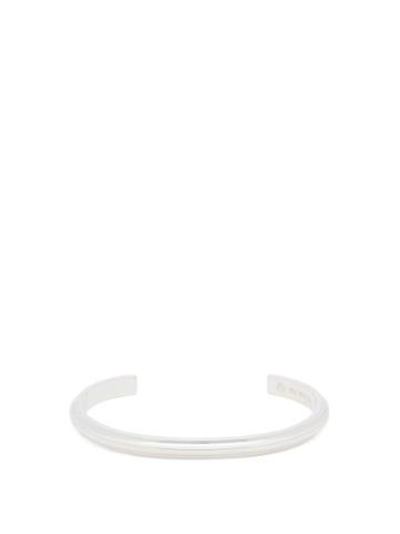 Matchesfashion.com All Blues - T Beam Sterling-silver Bracelet - Mens - Silver