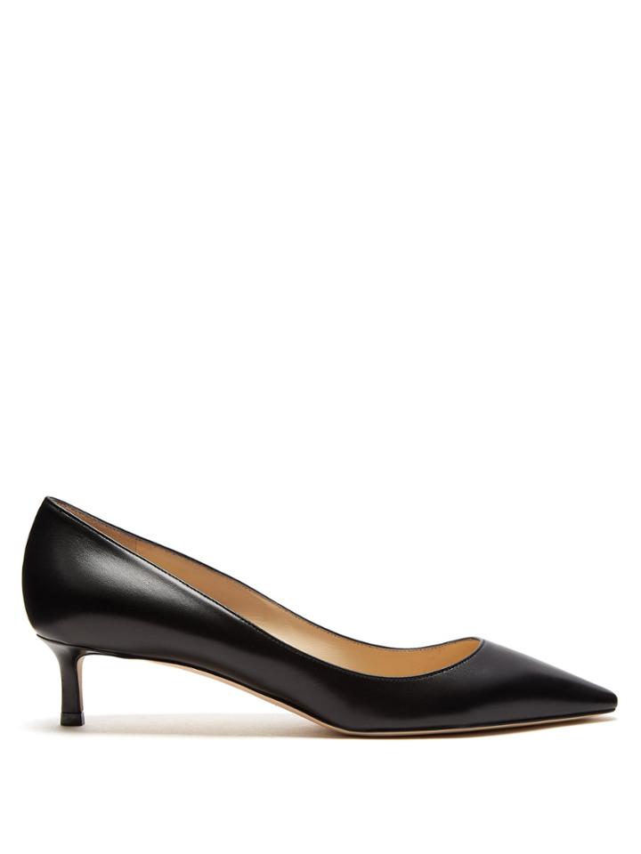 Jimmy Choo Romy 40 Leather Pumps