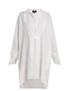 Su Tara Point-collar Semi-sheer Kaftan