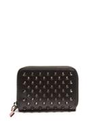 Christian Louboutin Panettone Spike-embellished Leather Coin Purse