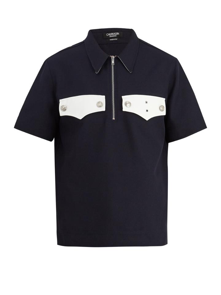 Calvin Klein 205w39nyc Western-pocket Polo Shirt