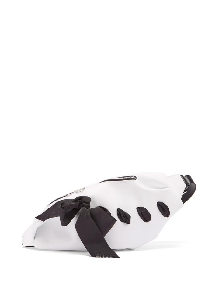 Marques'almeida Ribbon-trim Leather Belt Bag