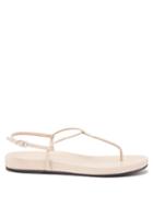 Matchesfashion.com Prada - Slim Strap Leather Sandal - Womens - Nude
