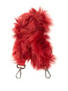 Fendi Strap You Alpaca-fur Short Bag Strap