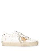 Matchesfashion.com Golden Goose Deluxe Brand - Hi Star Platform Leather Trainers - Womens - White Gold