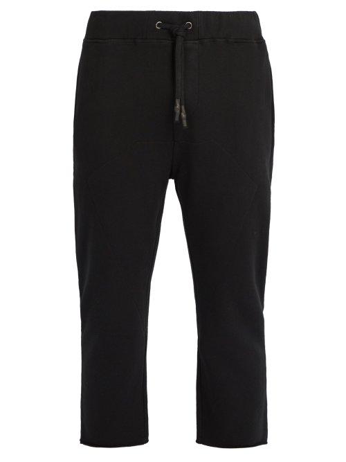 Matchesfashion.com The Upside - Om Cropped Cotton Track Pants - Mens - Black