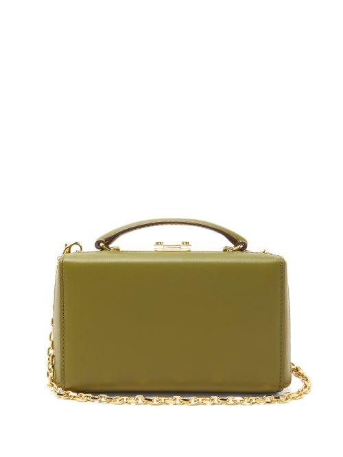 Matchesfashion.com Mark Cross - Grace Small Gold-plated Leather Belt Bag - Womens - Khaki