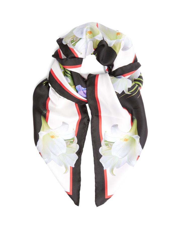 Givenchy Lady-print Silk-twill Scarf