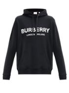 Matchesfashion.com Burberry - Lexstone Logo-print Cotton Sweatshirt - Mens - Black
