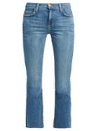 Current/elliott The Kick Mid-rise Cropped Jeans