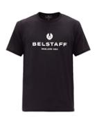 Matchesfashion.com Belstaff - Logo-print Cotton T-shirt - Mens - Black