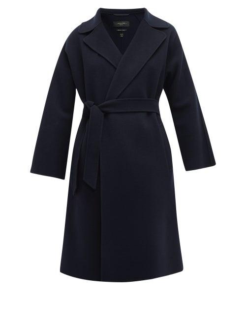 Matchesfashion.com Weekend Max Mara - Ted Coat - Womens - Navy