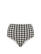 Ephemera Gingham High-rise Bikini Briefs