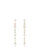 Sophie Bille Brahe - Grand Bellis Pearl & 14kt Gold Drop Earrings - Womens - Pearl