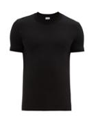 Matchesfashion.com Dolce & Gabbana - Logo Label Cotton Blend Jersey Pyjama T Shirt - Mens - Black