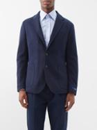 Polo Ralph Lauren - Single-breasted Jersey Suit Blazer - Mens - Navy