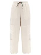 Wales Bonner - Spirit Multi-pocket Satin Trousers - Womens - Ivory