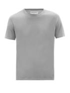 Mens Rtw Officine Gnrale - Crew-neck Pigment-dyed Jersey T-shirt - Mens - Grey