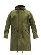 Matchesfashion.com Junya Watanabe - Back-strap Canvas Parka - Mens - Green