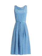 Hvn Jordan Heart-print Sleeveless Dress