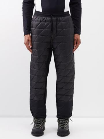 Holden - Hybrid Quilted Down Track Pants - Mens - Black