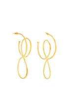 Matchesfashion.com Balenciaga - Circle Hoop Earrings - Womens - Gold