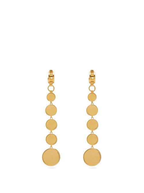 Matchesfashion.com Valentino - Rockstud Drop Earrings - Womens - Gold