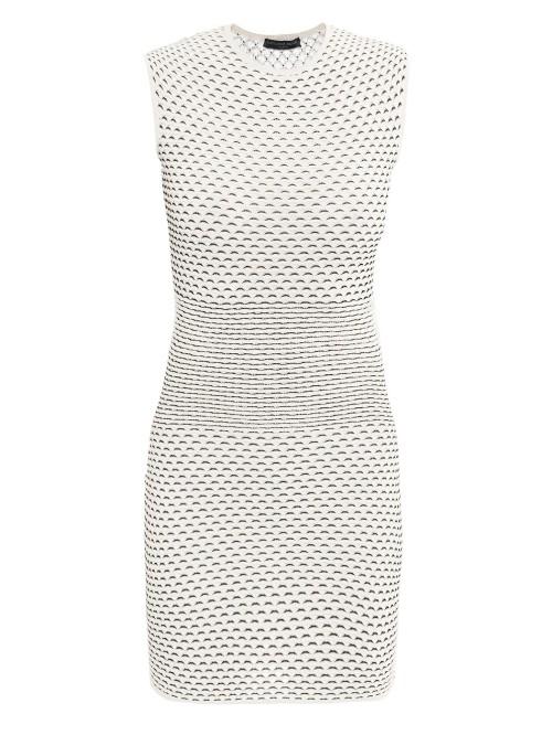 Alexander Mcqueen 3d Stripe Knitted Dress