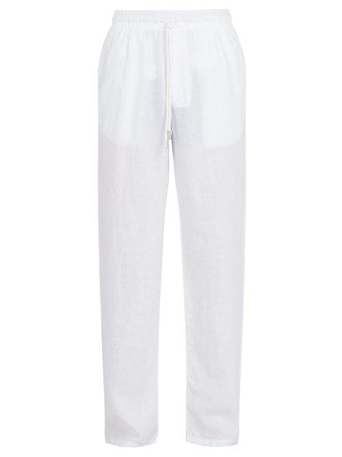 Matchesfashion.com Vilebrequin - Linen Trousers - Mens - White