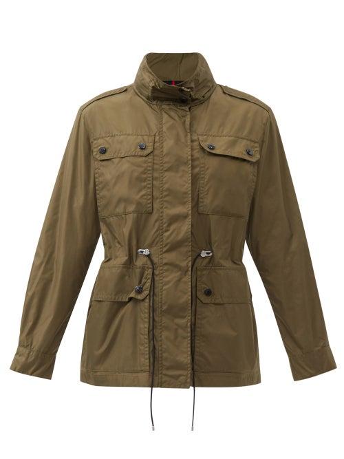 Moncler - Agde Drawstring Technical-shell Field Jacket - Womens - Khaki