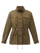Moncler - Agde Drawstring Technical-shell Field Jacket - Womens - Khaki