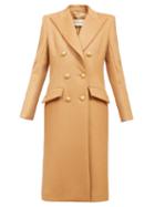 Matchesfashion.com Alexandre Vauthier - Double-breasted Longline Coat - Womens - Beige