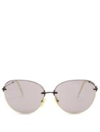 Christopher Kane D-frame Sunglasses