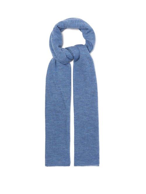 Matchesfashion.com Joseph - Cashmere Jersey Scarf - Womens - Navy