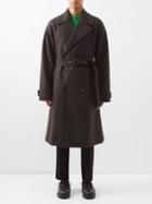 Bottega Veneta - Oversized Trench Coat - Mens - Dark Brown